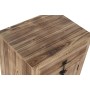 Mesita de Noche Home ESPRIT Negro Natural Madera de abeto Madera MDF 45 x 34 x 66 cm | Tienda24 Tienda24.eu