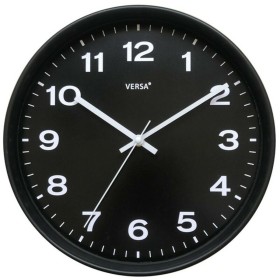 Reloj de Pared Blanco Madera Cristal 22 x 22 x 4,5 cm | Tienda24 Tienda24.eu