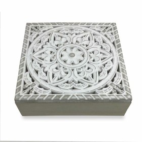 Jewelry box DKD Home Decor Watches 29 x 20 x 9,5 cm Crystal Lilac White MDF Wood | Tienda24 Tienda24.eu