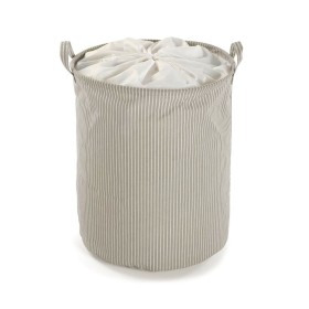 Cesto para la Ropa Sucia Home ESPRIT Blanco Beige Mimbre Shabby Chic 45 x 45 x 68 cm 4 Piezas | Tienda24 Tienda24.eu