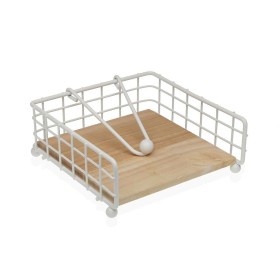 Besteckkasten DKD Home Decor 18 x 15,5 x 24 cm Metall Terrakotta Gelb Vintage Kiefer (2 Stück) | Tienda24 Tienda24.eu