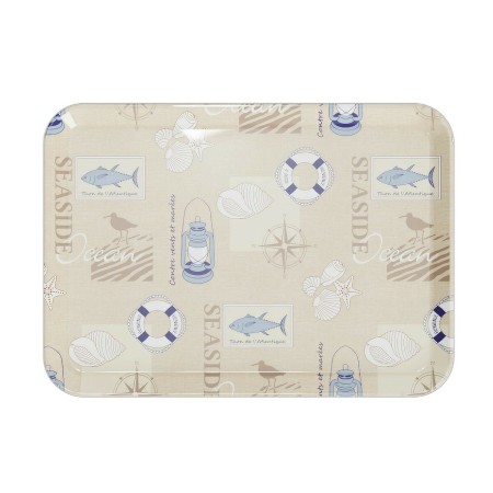 Tabuleiro Versa Seaside Polietileno RPET 27 x 2,2 x 38 cm | Tienda24 Tienda24.eu