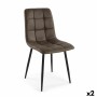 Chair Versa Aventia Dark brown 59 x 87 x 47 cm (2 Units) | Tienda24 Tienda24.eu