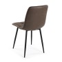 Chair Versa Aventia Dark brown 59 x 87 x 47 cm (2 Units) | Tienda24 Tienda24.eu