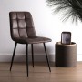 Chair Versa Aventia Dark brown 59 x 87 x 47 cm (2 Units) | Tienda24 Tienda24.eu