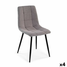 Silla Home ESPRIT Gris Plateado 50 x 52 x 84 cm | Tienda24 Tienda24.eu