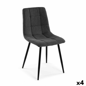 Cadeira Versa Preto 39,5 x 79 x 41,5 cm (4 Unidades) | Tienda24 Tienda24.eu