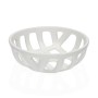 Fruit Bowl Versa White Ceramic Dolomite 26,4 x 8,5 x 26,4 cm | Tienda24 Tienda24.eu