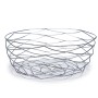 Fruit Bowl Silver Metal 27 x 11 x 27 cm (24 Units) | Tienda24 Tienda24.eu