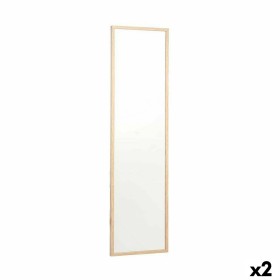 Miroir mural Alexandra House Living Marron Fer Fibre naturelle 77 x 3 x 97 cm | Tienda24 Tienda24.eu