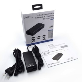 Laptop Charger Ewent EW3962 45 W by Ewent, Chargers and charging stands - Ref: M0315433, Price: 22,51 €, Discount: %