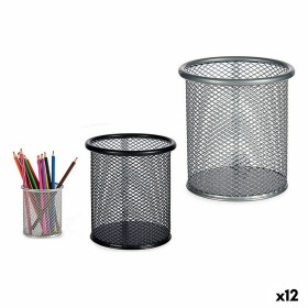 Porta-lápis Q-Connect Metal (8,6 x 10,5 cm) | Tienda24 Tienda24.eu