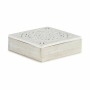 Decorative box White Wood 22 x 7,5 x 22 cm (4 Units) | Tienda24 Tienda24.eu