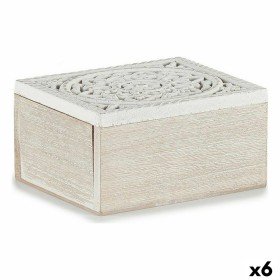 Cabaz DKD Home Decor Fibra (33 x 33 x 35 cm) (2 Unidades) | Tienda24 Tienda24.eu