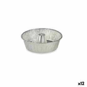 Ensemble de plats pour la cuisine Jetable Rond Aluminium 21,5 x 5,5 x 21,5 cm (12 Unités) | Tienda24 Tienda24.eu