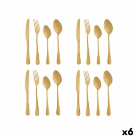 Cutlery Amefa Eclat Pink Metal (24 pcs) | Tienda24 Tienda24.eu