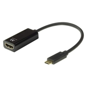 Adaptador USB-C a HDMI Ewent EW9823 Negro 15 cm 4K Ultra HD (1 unidad) de Ewent, Cables USB - Ref: M0319154, Precio: 13,67 €,...