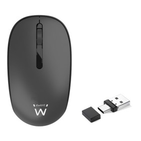 Mouse Cherry JM-0300-2 Schwarz 1000 dpi | Tienda24 - Global Online Shop Tienda24.eu