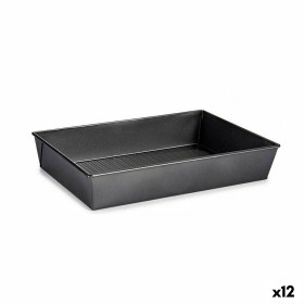 Moule pour four Pyrex Magic Noir Plat Métal 33 x 25 cm (6 Unités) | Tienda24 Tienda24.eu