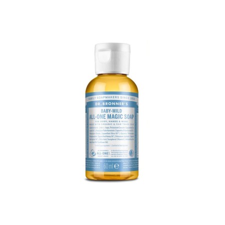 Jabón Líquido Dr Bronner's 60 ml Neutro de Dr Bronner's, Gel de ducha - Ref: M0115949, Precio: 4,69 €, Descuento: %