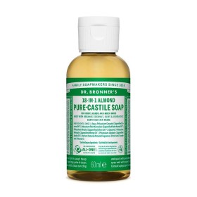 Savon liquide Dr Bronner's 60 ml Amandes de Dr Bronner's, Gels et savons - Réf : M0115950, Prix : 4,55 €, Remise : %