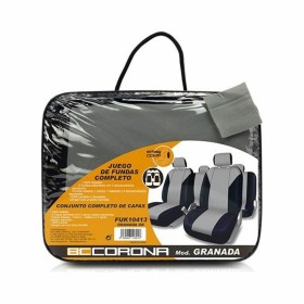 Fundas para Asientos de Coche Momo MOMLSC021BG Negro/Gris 11 Piezas | Tienda24 Tienda24.eu