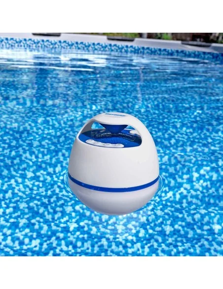 Floating Wireless Speaker with LED Bestway White 6 W | Tienda24 Tienda24.eu