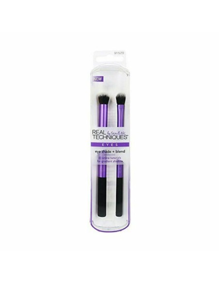 Pinceau de Maqullage Real Techniques Eye Shade Blend (2 pcs) 2 Pièces | Tienda24 Tienda24.eu