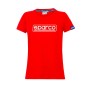 Camiseta de Manga Corta Mujer Sparco LADY FRAME Rojo (L) | Tienda24 Tienda24.eu