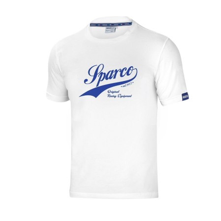 T-shirt à manches courtes homme Sparco VINTAGE Blanc M | Tienda24 Tienda24.eu