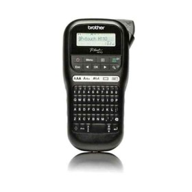 Portable Electric Label Maker Brother PT-H110 12 mm Black by Brother, Label Makers - Ref: M0503772, Price: 36,53 €, Discount: %