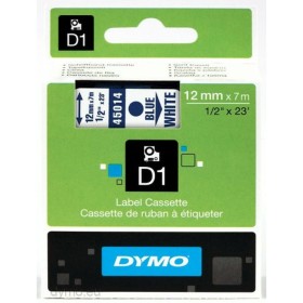 Cinta laminada para máquinas rotuladoras Dymo S0720540 Azul/Branco de Dymo, Etiquetas adesivas e autocolantes - Ref: M0505457...