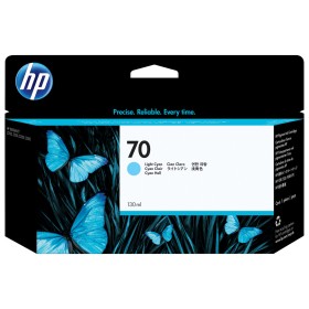 Cartouche d'encre originale HP Nº70 Cyan de HP, Toners et encre pour imprimante - Réf : M0509663, Prix : 117,85 €, Remise : %