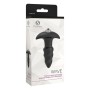 Anal plug S Pleasures Wave Black Black/Silver | Tienda24 Tienda24.eu