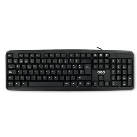 Keyboard Nilox NXKBE000013 Black Spanish Qwerty | Tienda24 - Global Online Shop Tienda24.eu