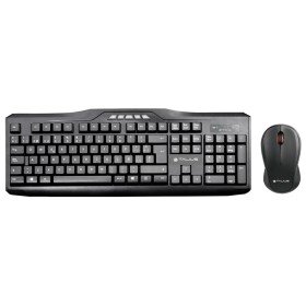 Tastiera e Mouse HP 3L1F0AA Azerty Francese Bianco Nero | Tienda24 - Global Online Shop Tienda24.eu