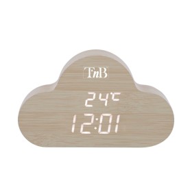 Analoger Wecker Timemark Weiß LED Leicht Leise Snooze Nachtbetrieb 9 x 9 x 5,5 cm (9 x 9 x 5,5 cm) | Tienda24 - Global Online Shop Tienda24.eu