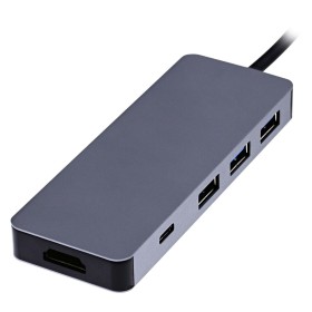 Hub USB TNB iClick Gris de TNB, Hubs USB - Réf : M0518440, Prix : 52,39 €, Remise : %