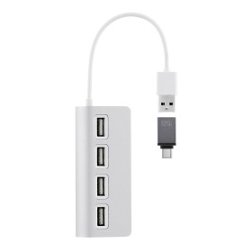 Hub USB TNB TNB HUB autoalimentado USB 2.0 de 4 puertos - aluminio Grigio di TNB, Hub USB - Rif: M0518441, Prezzo: 20,41 €, S...