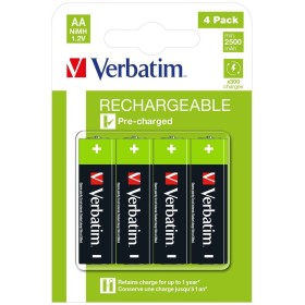 Rechargeable Batteries Verbatim 49517 2500 mAh 1,2 V by Verbatim, Rechargeable Batteries - Ref: M0519724, Price: 12,32 €, Dis...