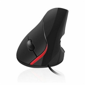 Ergonomic Optical Mouse Ewent EW3156 1000 dpi USB Black Red/Black by Ewent, Mice - Ref: S0207693, Price: 9,70 €, Discount: %