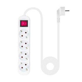 Schuko 3 Way Multi-socket Adapter Lanberg 2500 W 1,5 m White | Tienda24 - Global Online Shop Tienda24.eu