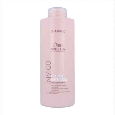 Champú para Cabellos Rubios o Canosos Invigo Blonde Recharge Wella 6394 (1000 ml) | Tienda24 Tienda24.eu