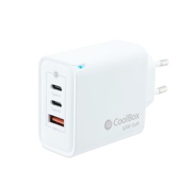 Chargeur mural CoolBox LBP246DW Blanc 65 W de CoolBox, Câbles USB - Réf : S0241685, Prix : 24,05 €, Remise : %