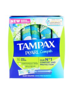 Tampons Super PEARL Tampax Tampax Pearl Compak (18 uds) 18 uds de Tampax, Tampons - Ref: S0572559, Precio: 6,71 €, Descuento: %