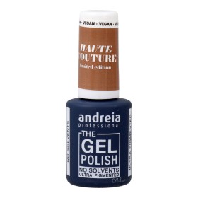 Esmalte de uñas en gel Andreia Gel Polish 10,5 ml Dorado | Tienda24 Tienda24.eu