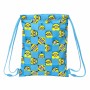 Saco Mochila com Cordas Minions Minionstatic Azul (26 x 34 x 1 cm) | Tienda24 Tienda24.eu