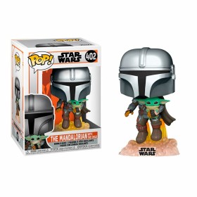 Figurine d’action Funko POP! THE MANDALORIAN & BABY YODA de Funko Pop!, Bobbleheads - Réf : S0434045, Prix : 15,88 €, Remise : %