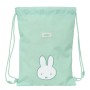 Saco Mochila com Cordas Miffy Menta Menta 26 x 34 x 1 cm | Tienda24 Tienda24.eu