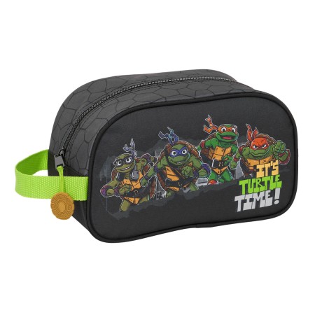 Neceser de Viaje Teenage Mutant Ninja Turtles Negro Gris 26 x 15 x 12 cm | Tienda24 Tienda24.eu